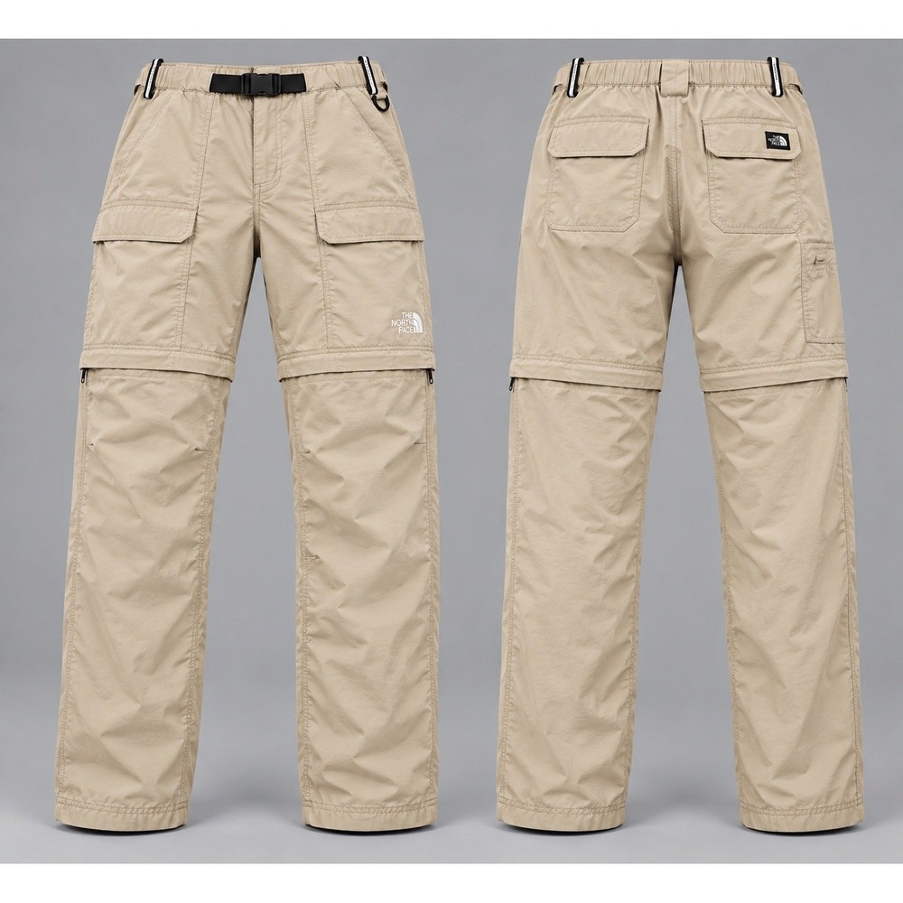 The North Face Convertible Cargo Pants Men's Large Hiking Belted